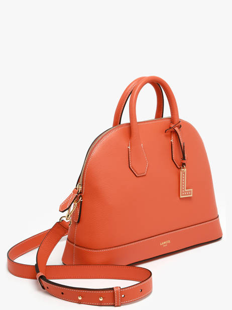 Handtassen Belleville Leder Lancel Oranje belleville A13736 ander zicht 2